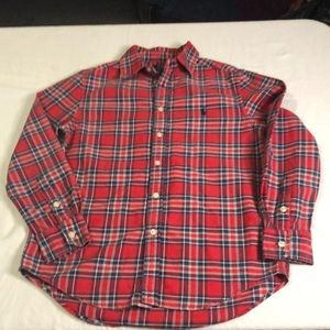 Polo by Ralph Lauren button down flannel shirt size medium (10/12)